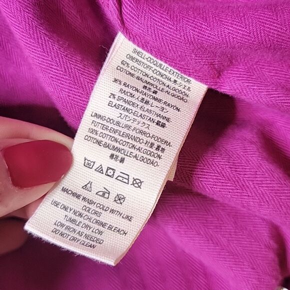 Free People Pink Velvet Trucker Jacket - Picture 3 of 4